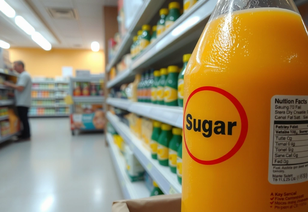 Analiza soku w sklepie